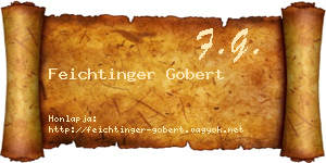 Feichtinger Gobert névjegykártya